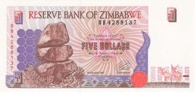 5 Dollar 1997